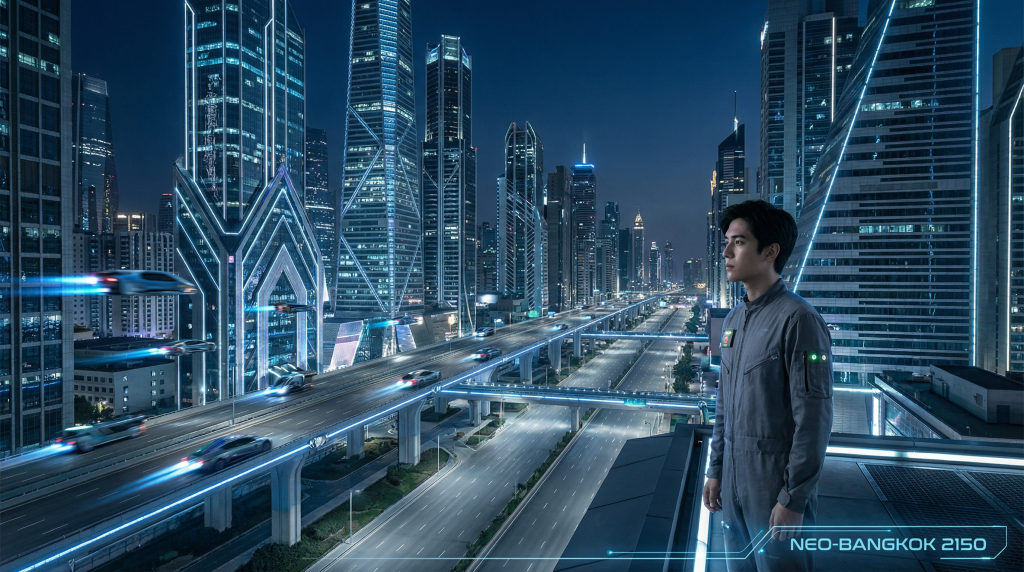 นิยายเอไอ - เสียงสะท้อนจากรหัส (Echoes from the Code) 01 neo bangkok