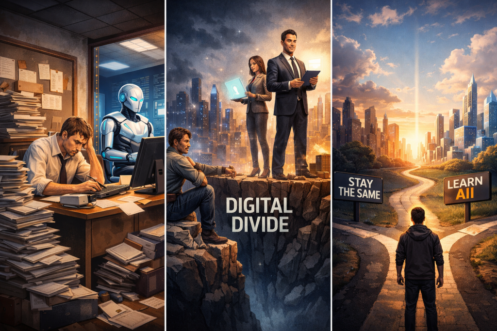 ถ้าไม่ศึกษา AI ชีวิตคุณจะเป็นอย่างไร chatgpt image 11 เม.ย. 2569 12 28 41