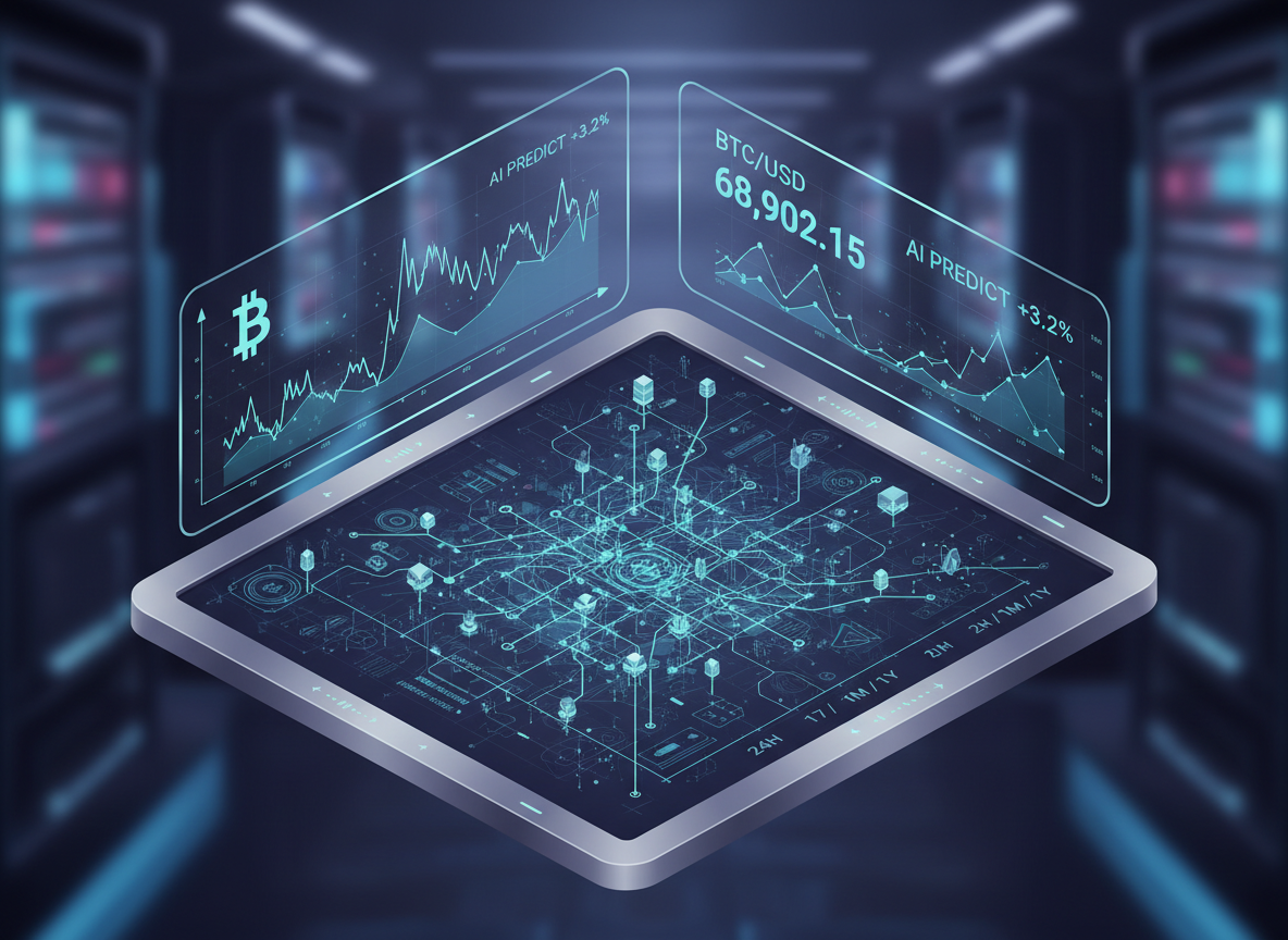 กราฟวิเคราะห์ราคา Bitcoin พร้อมข้อมูลจากโมเดล AI