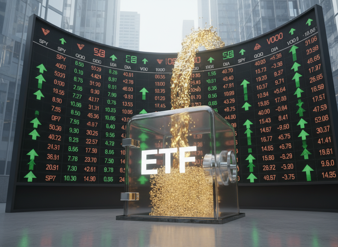 กราฟิกแสดงเงินทุนไหลเข้ากองทุน ETF Bitcoin จากนักลงทุนสถาบัน