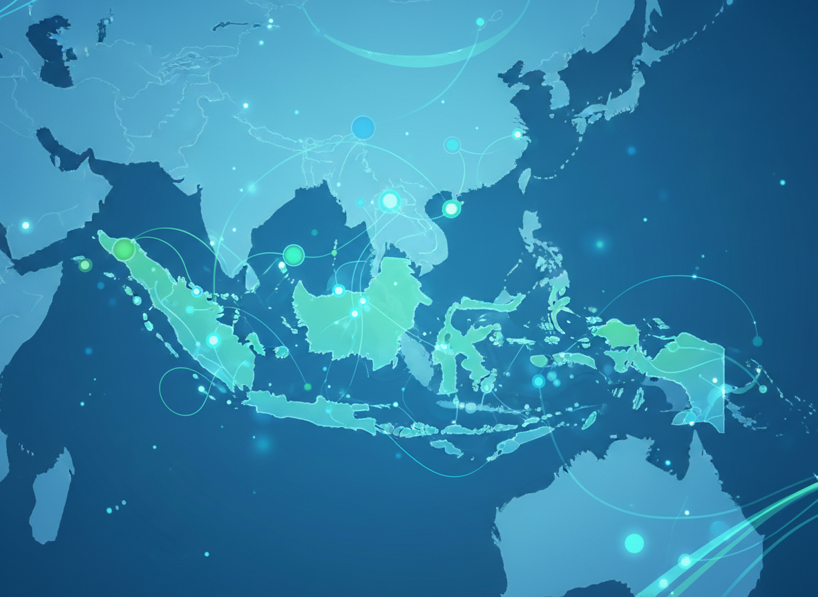 ภาพเครือข่ายความปลอดภัย AI ของอาเซียนที่เชื่อมโยงกันทั่วภูมิภาค