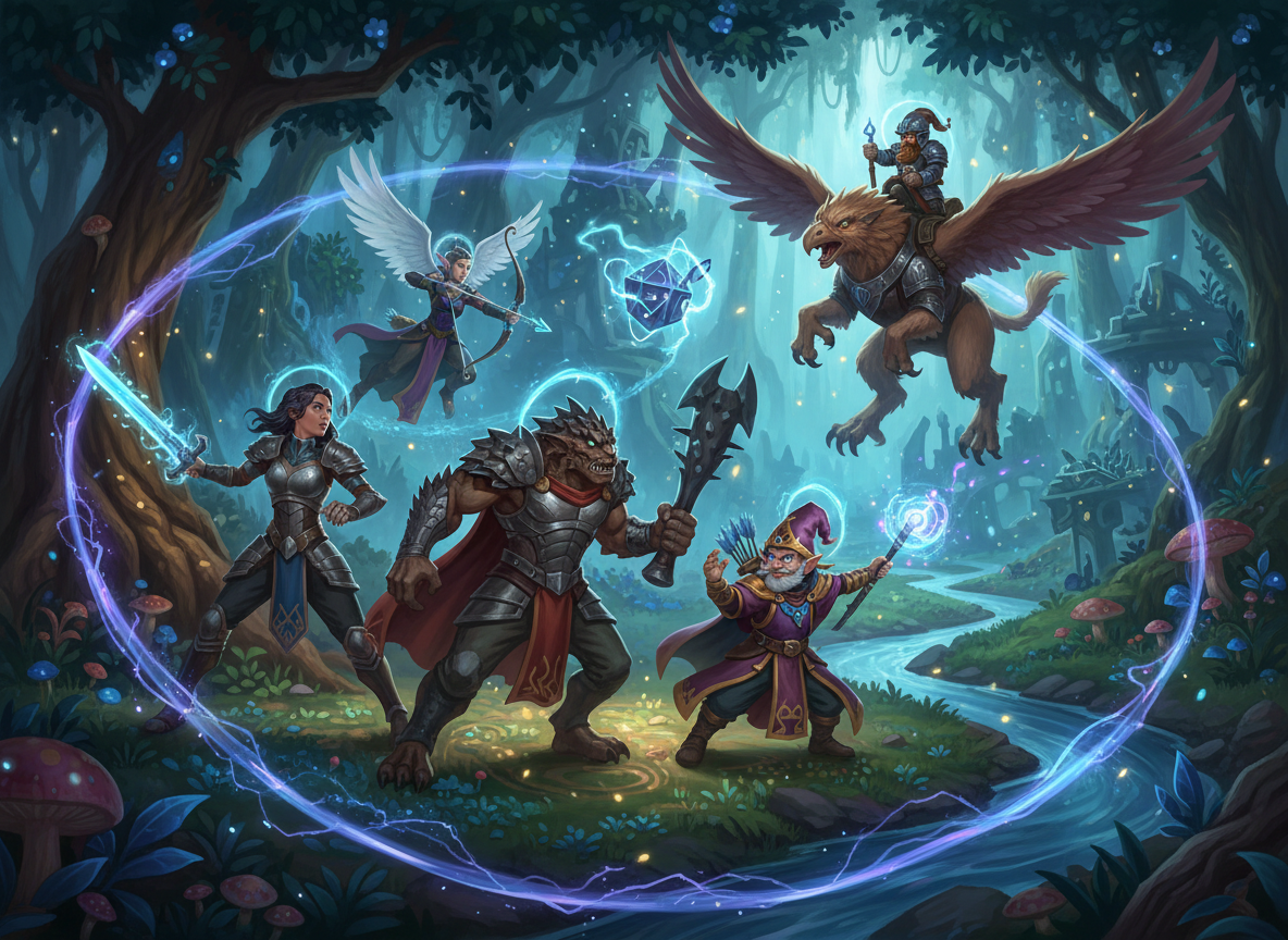 ภาพตัวละครเกม AI อัจฉริยะในสภาพแวดล้อมเสมือนจริง